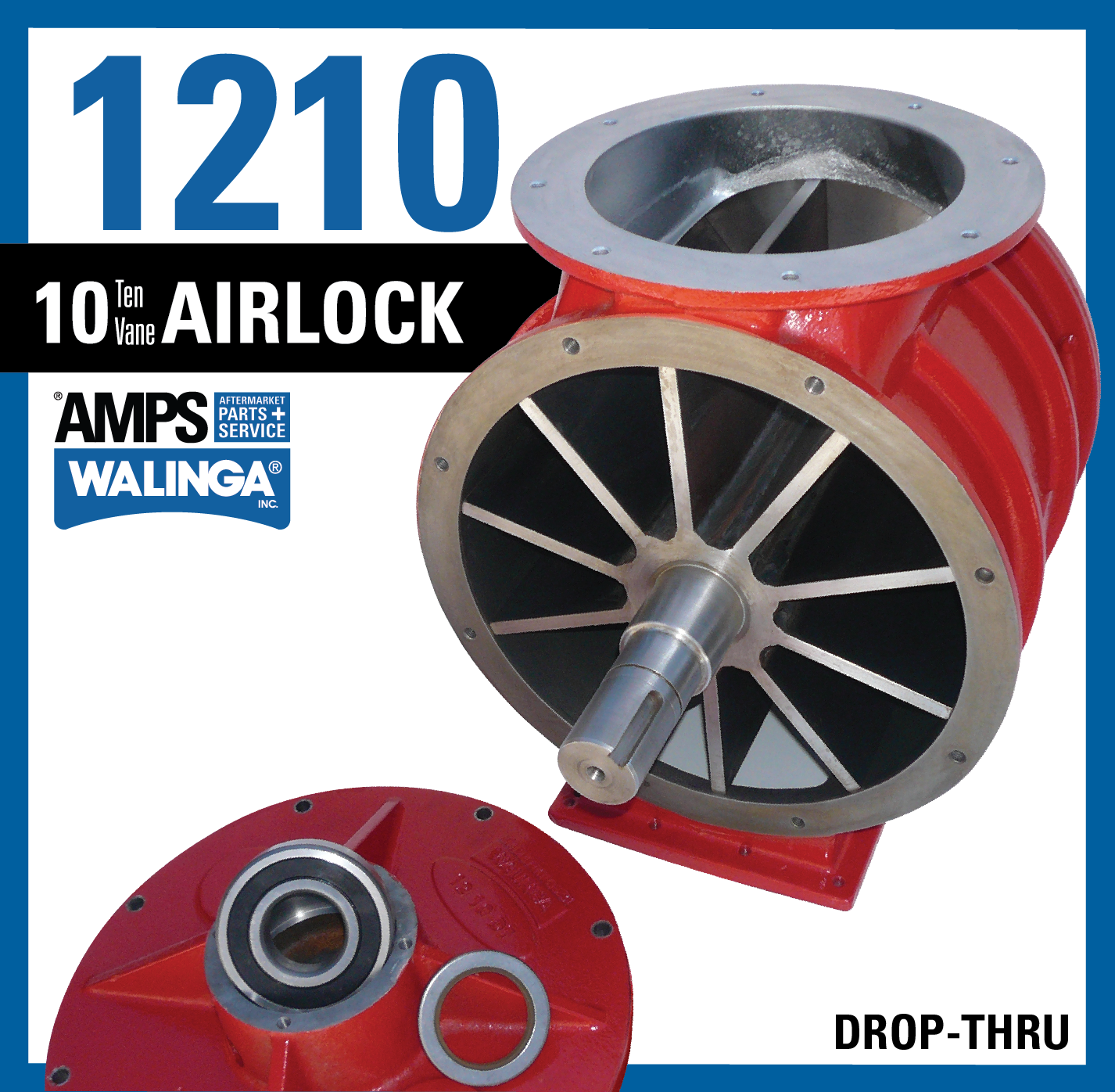 1210 Drop Thru Airlock